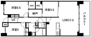 プラウド西宮林田町の物件間取画像